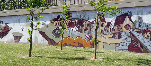 graffiti fortezza da basso murales firenze